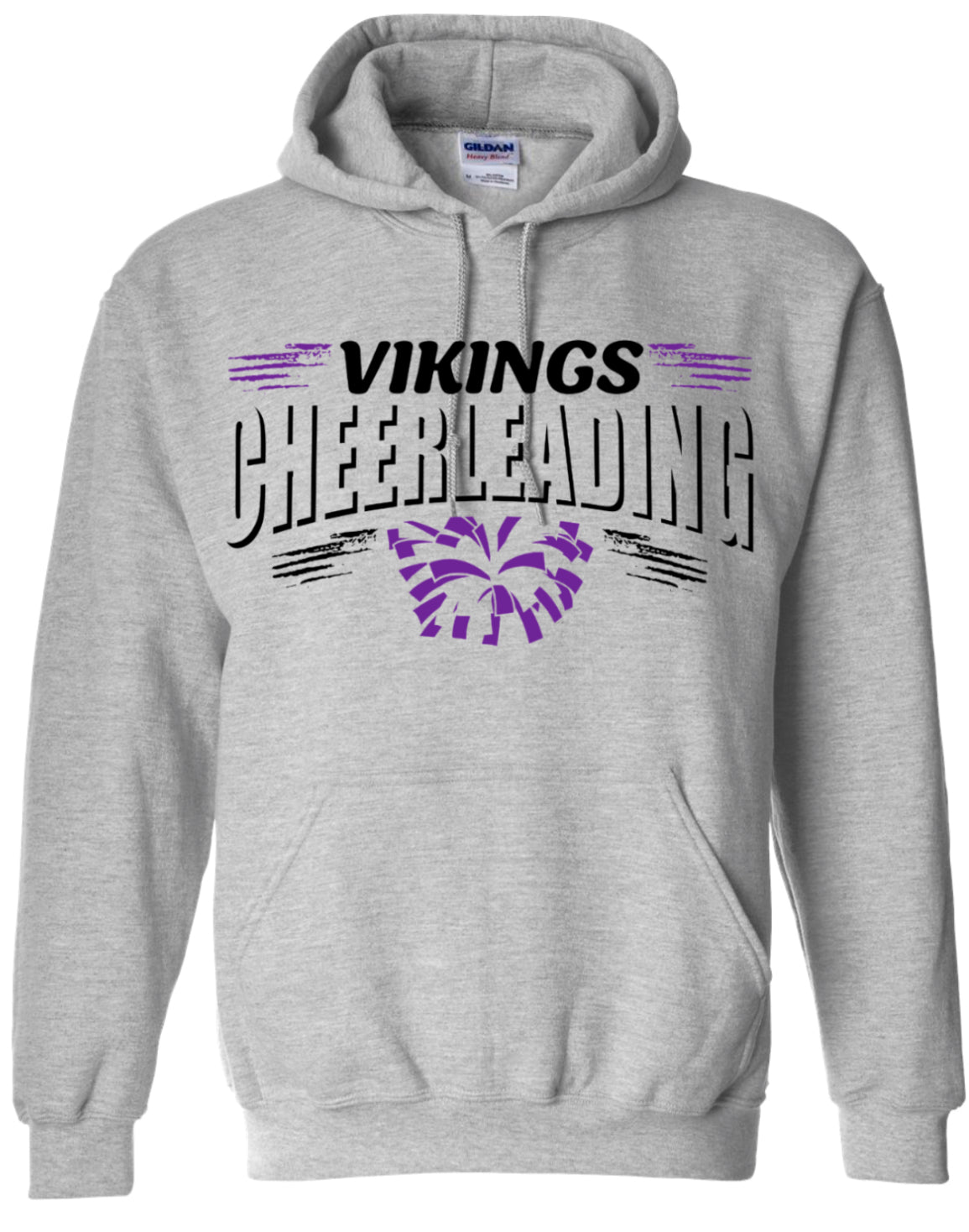 Hoodie Sport Grey Cheer Banner