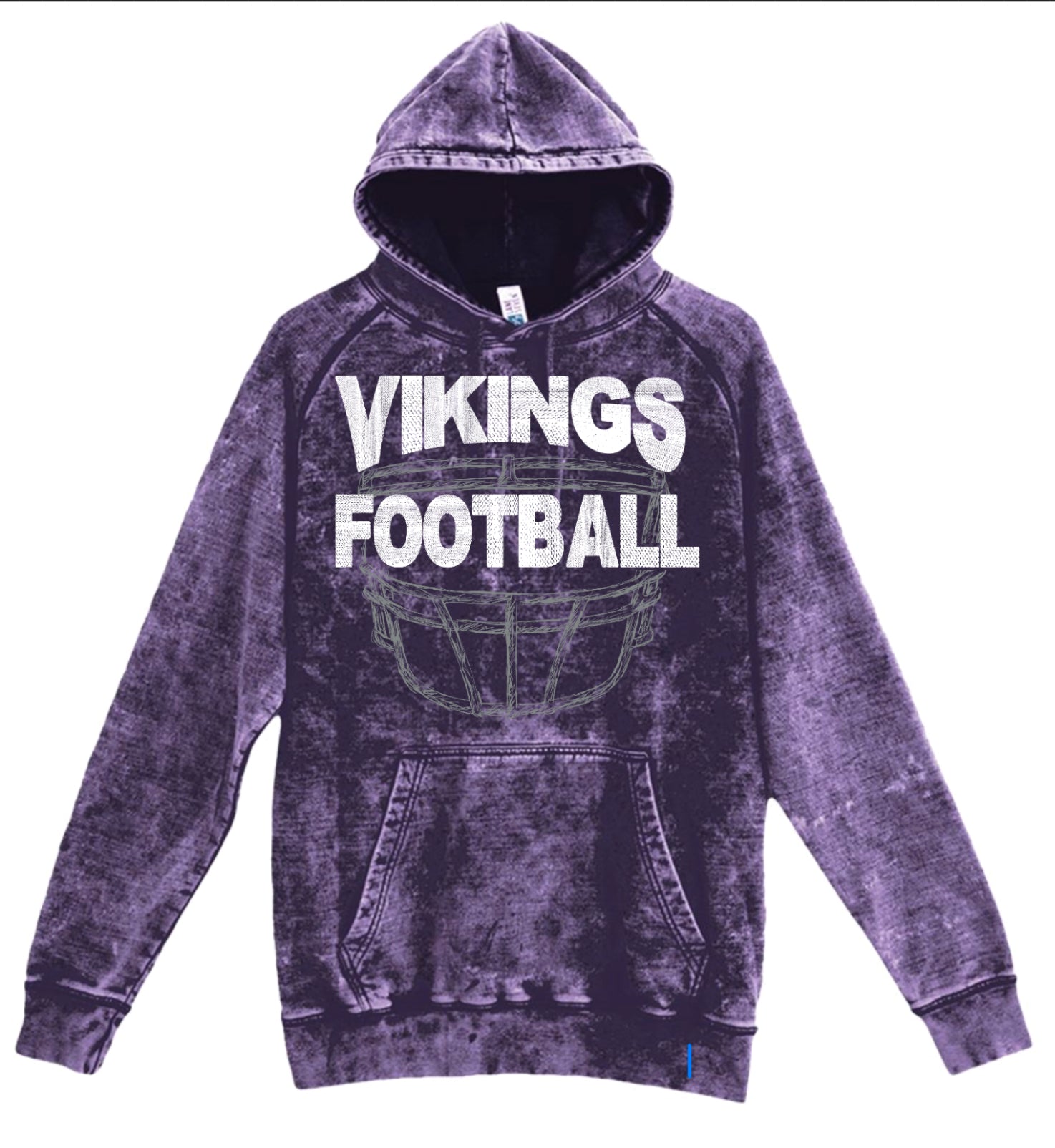 Hoodie Purple Acid Face Mask