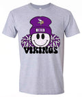 T-Shirt Sport Grey Smiley Cheer