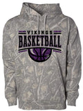 Hoodie Viking Basketball Glitter Deadwood Camo