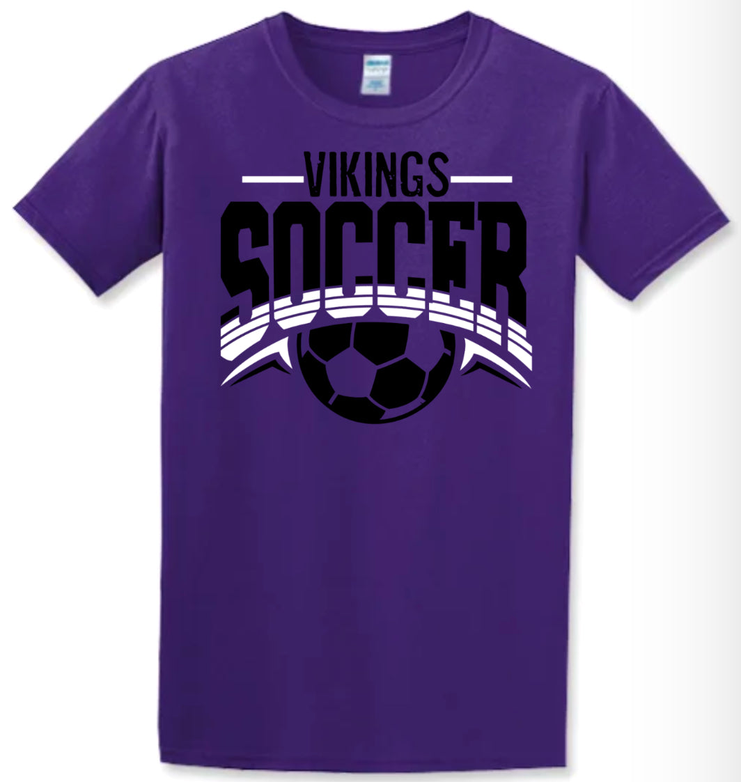 T-Shirt Purple Soccer Arch 15
