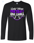 Long Sleeve Black Lady Vikings 7