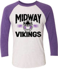 Long Sleeve 3/4 sleeve Helmet Stripe