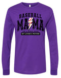 Baseball Mama Long Sleeve Purple