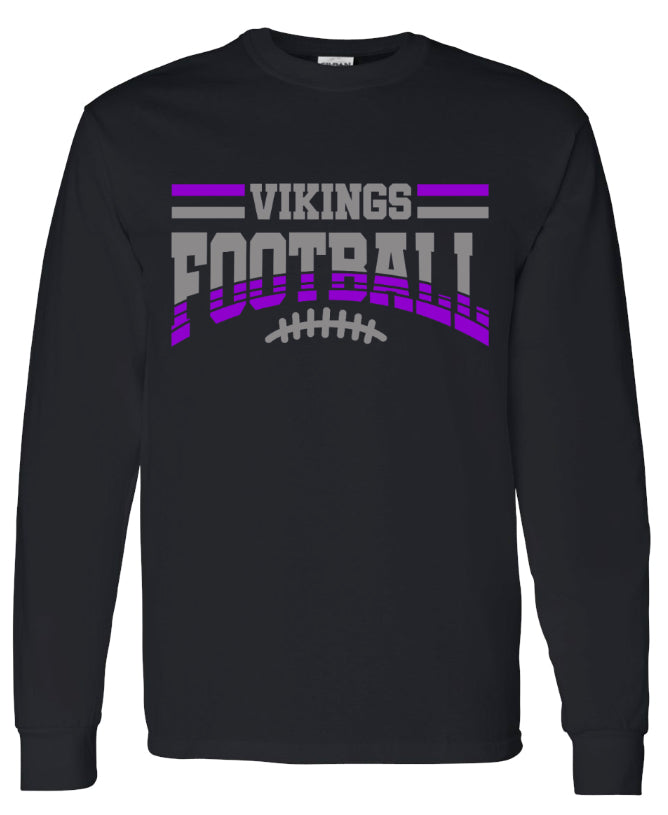 Long Sleeve Black Football Arch Banner