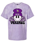 T-Shirt Purple Smoke Smiley Cheer