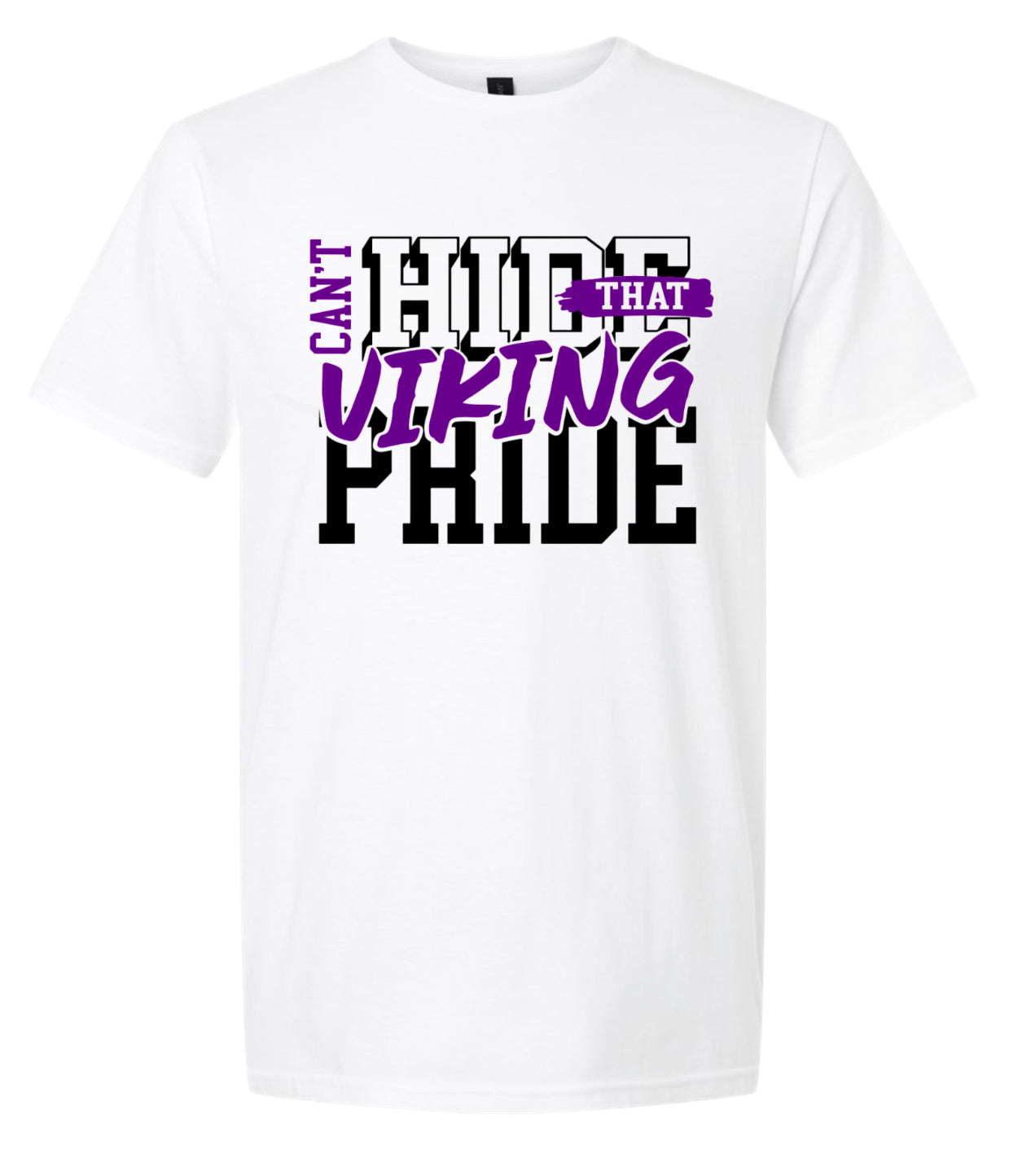 T-Shirt White Can’t Hide Viking Pride
