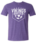 T-Shirt Heather Purple Viking Pennant 5
