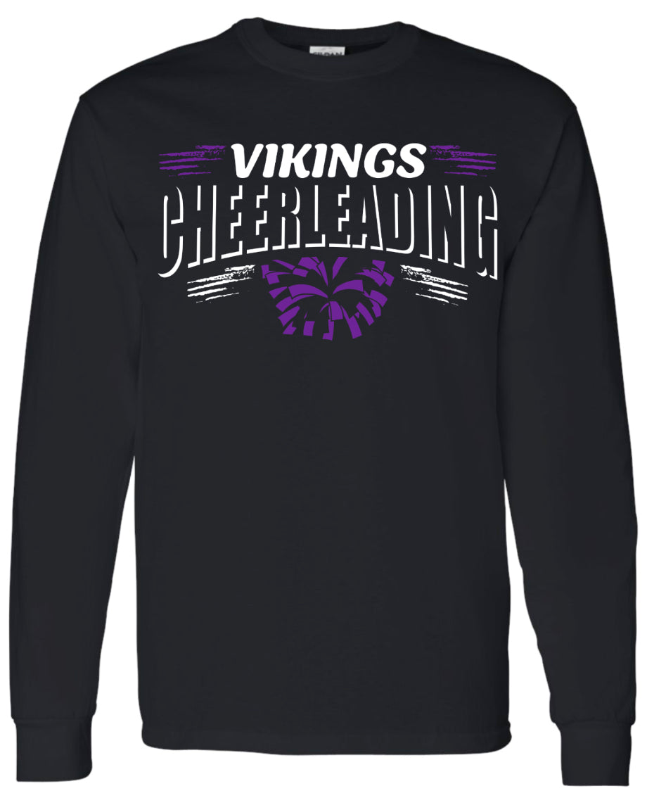 Long Sleeve Black Cheer Banner