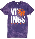 T-Shirt Vikings Basketball Stack Purple Acid